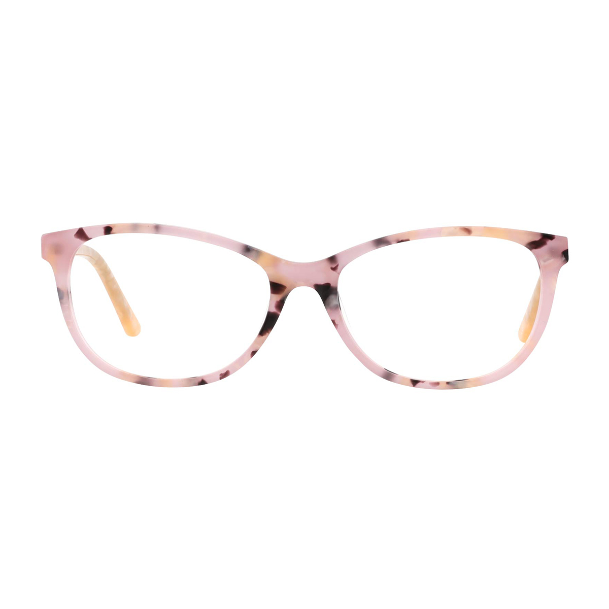 oval demi-pink reading-glasses