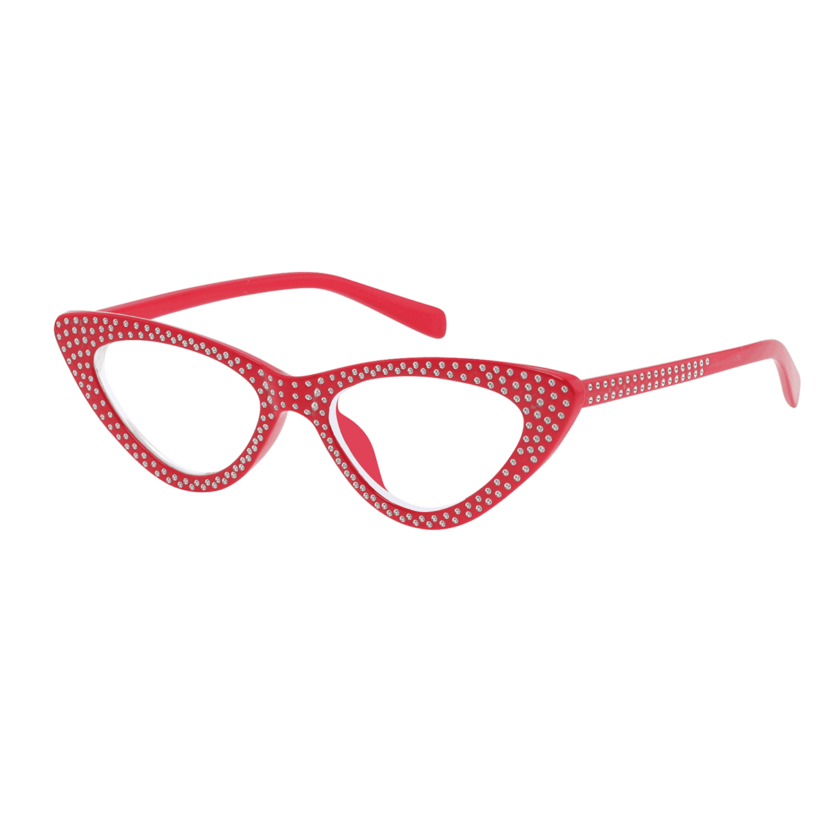 Cirta - Cat-eye Red Reading Glasses for Women