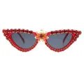Mares - Cat-eye Red-diamonds Reading Glasses for Women