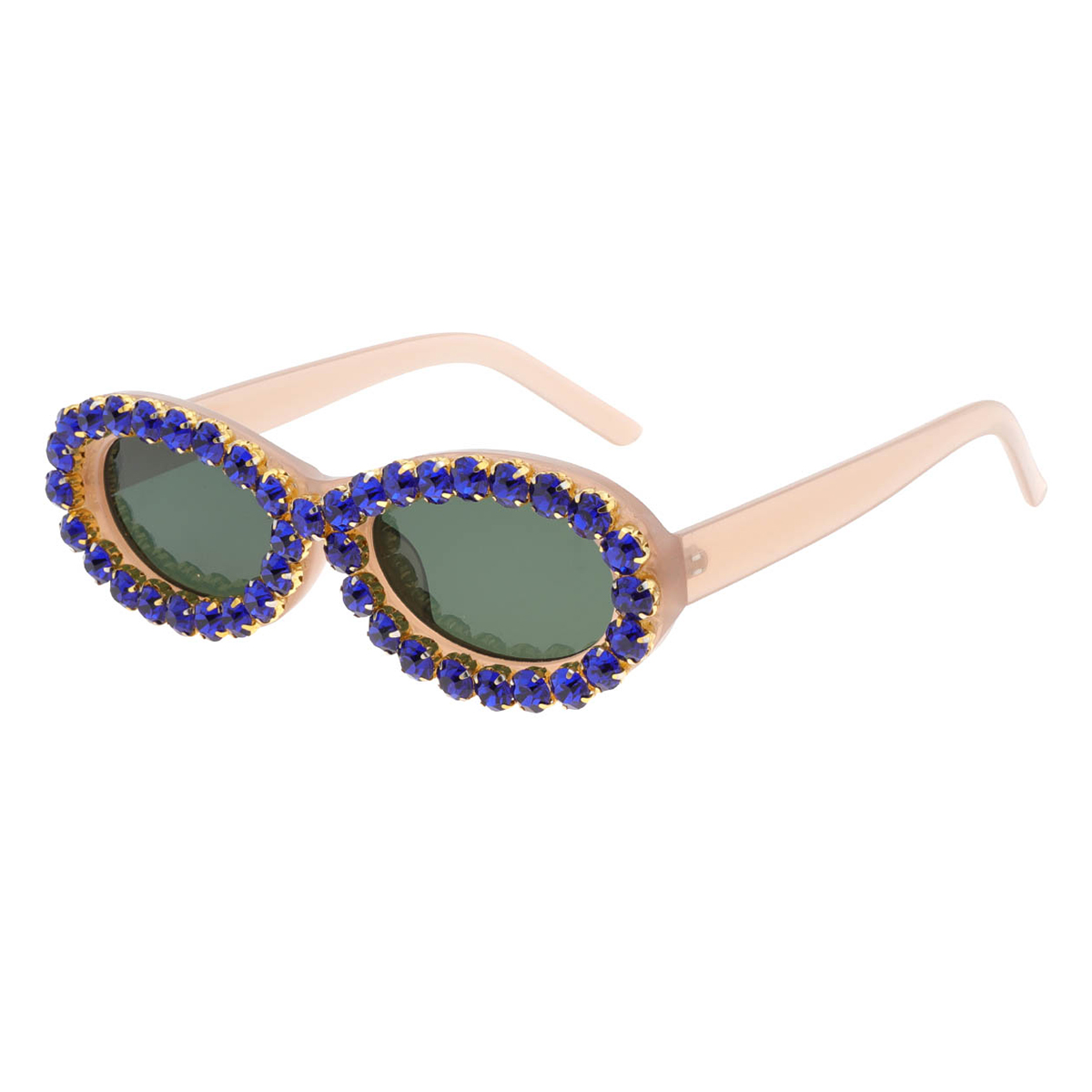 Bias - Oval Blue-Champagne Reading Glasses for Women