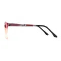 Terpsichore - Cat-eye Red-Champagne-Black Reading Glasses for Women