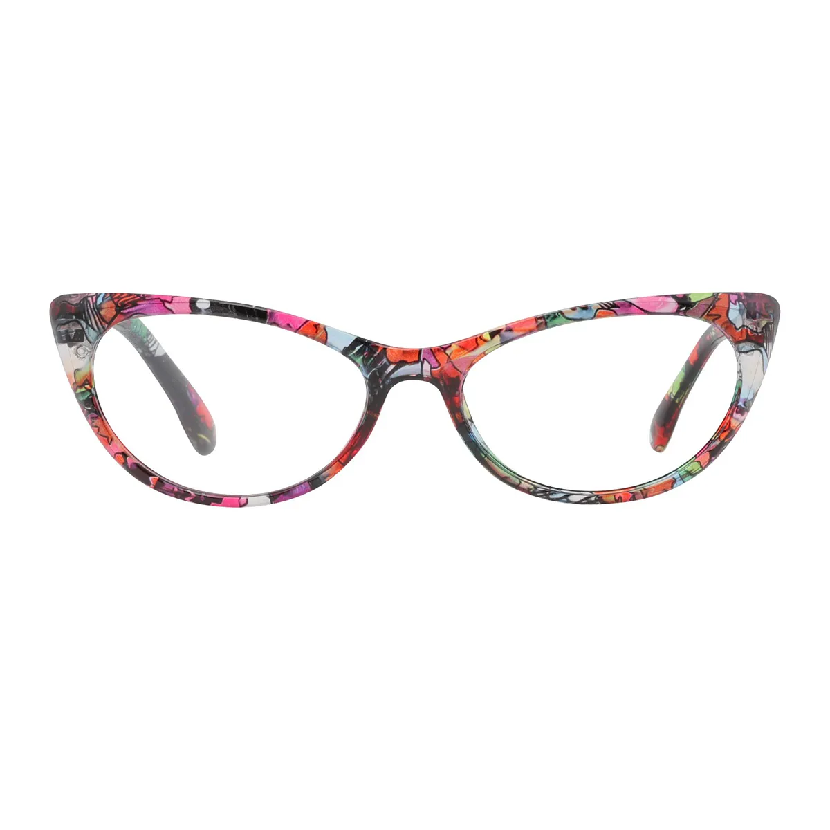 Fashion Cat-eye Black-Blue  Reading Glasses for Women