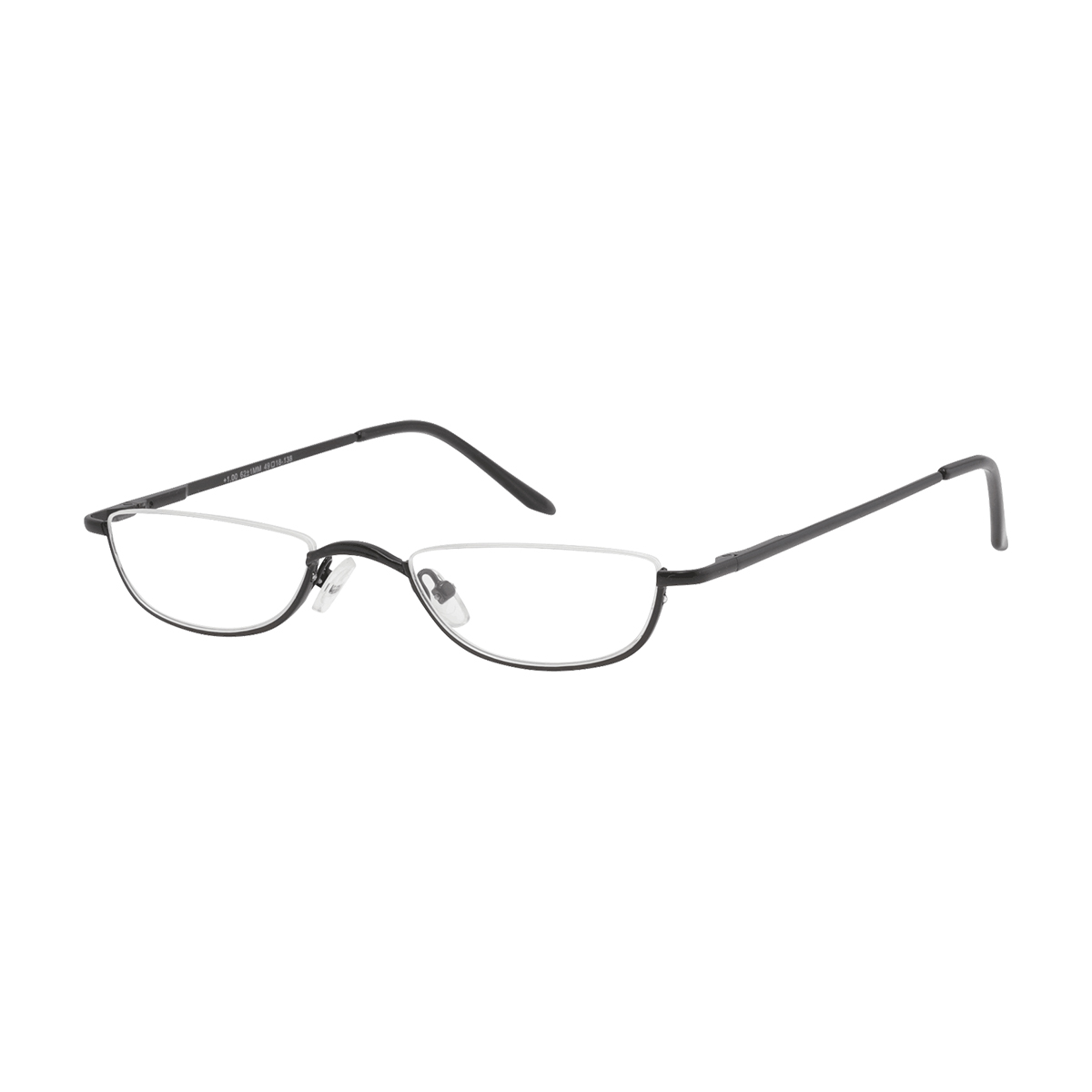 Daphnis - Rectangle Black Reading Glasses for Men & Women