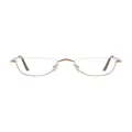 Daphnis - Rectangle Black Reading Glasses for Men & Women