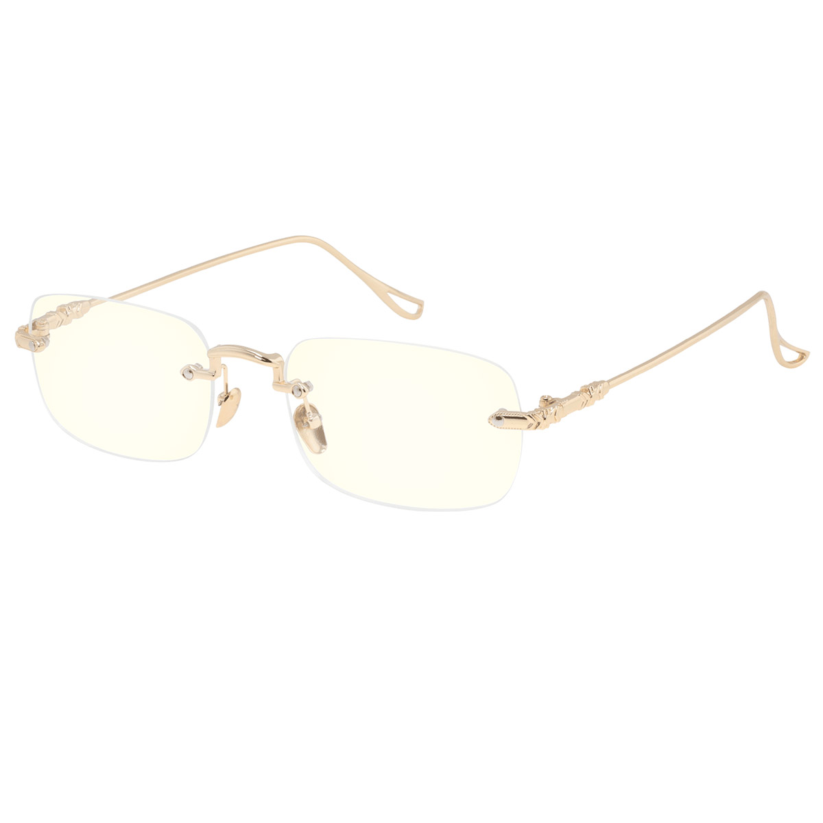 Winslow - Oval Gold Reading Glasses for Men