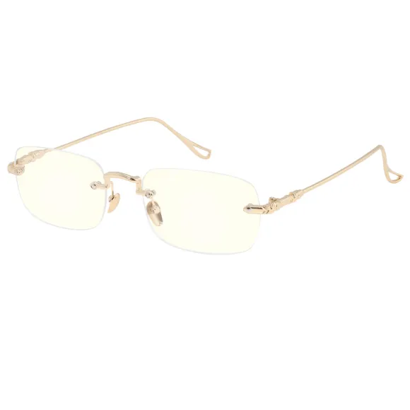 oval gold reading glasses