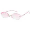Lou - Cat-eye Pink Reading Glasses for Women