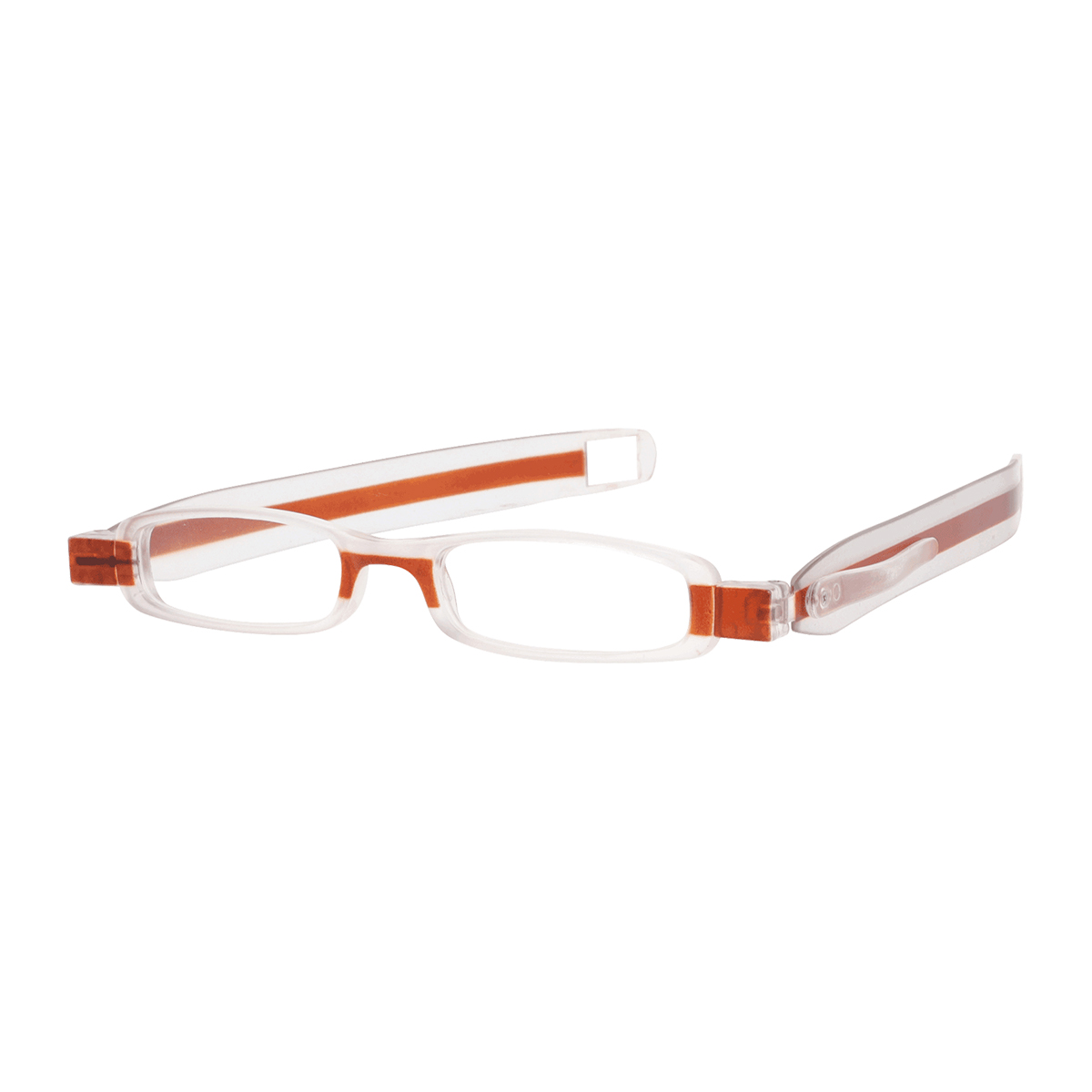 Smith - Rectangle Orange Reading Glasses for Men & Women