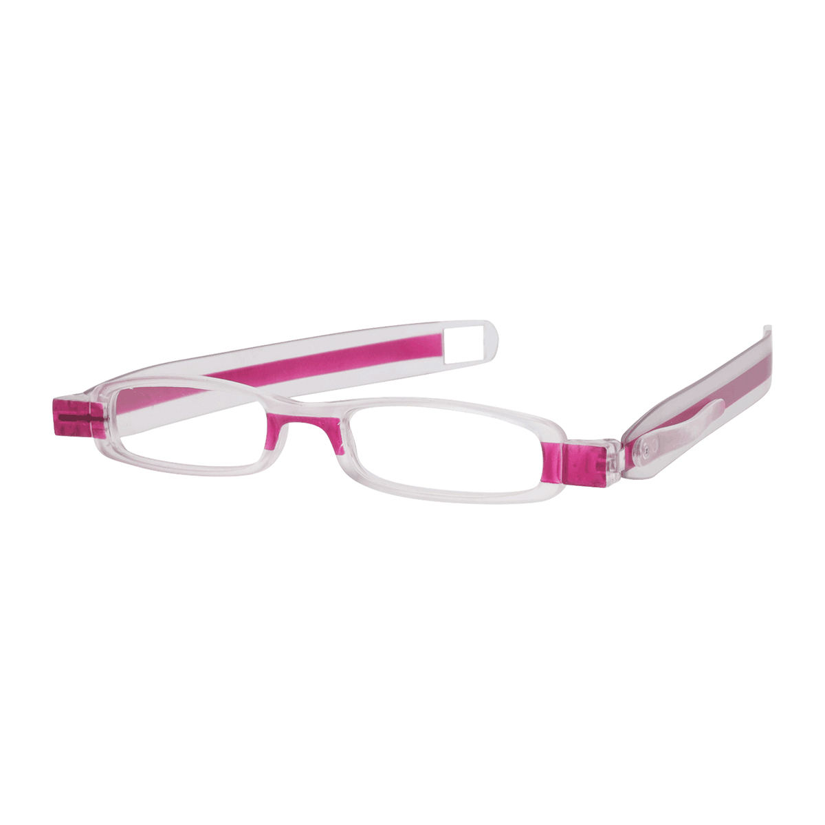 Smith - Rectangle Pink Reading Glasses for Men & Women
