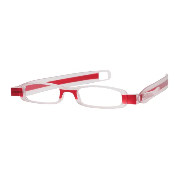 rectangle red reading glasses
