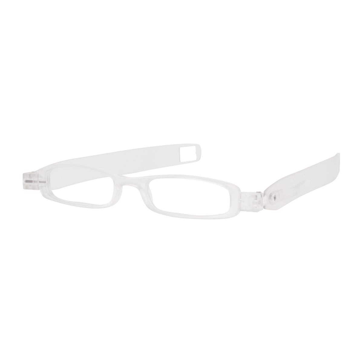 Smith - Rectangle White Reading Glasses for Men & Women