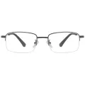 Aenus - Rectangle Gray Reading Glasses for Men & Women