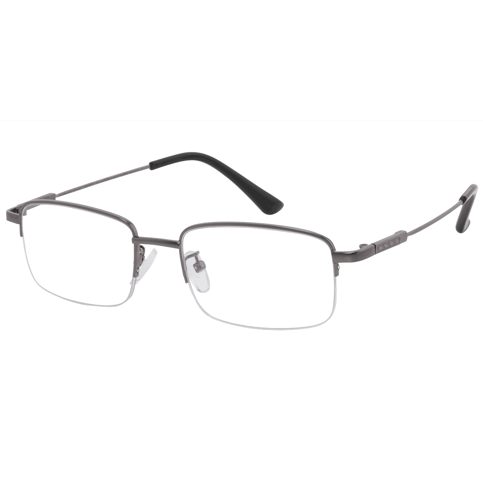 Aenus - Rectangle Gray Reading Glasses for Men & Women