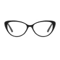 Meg - Cat-eye Black Reading Glasses for Women