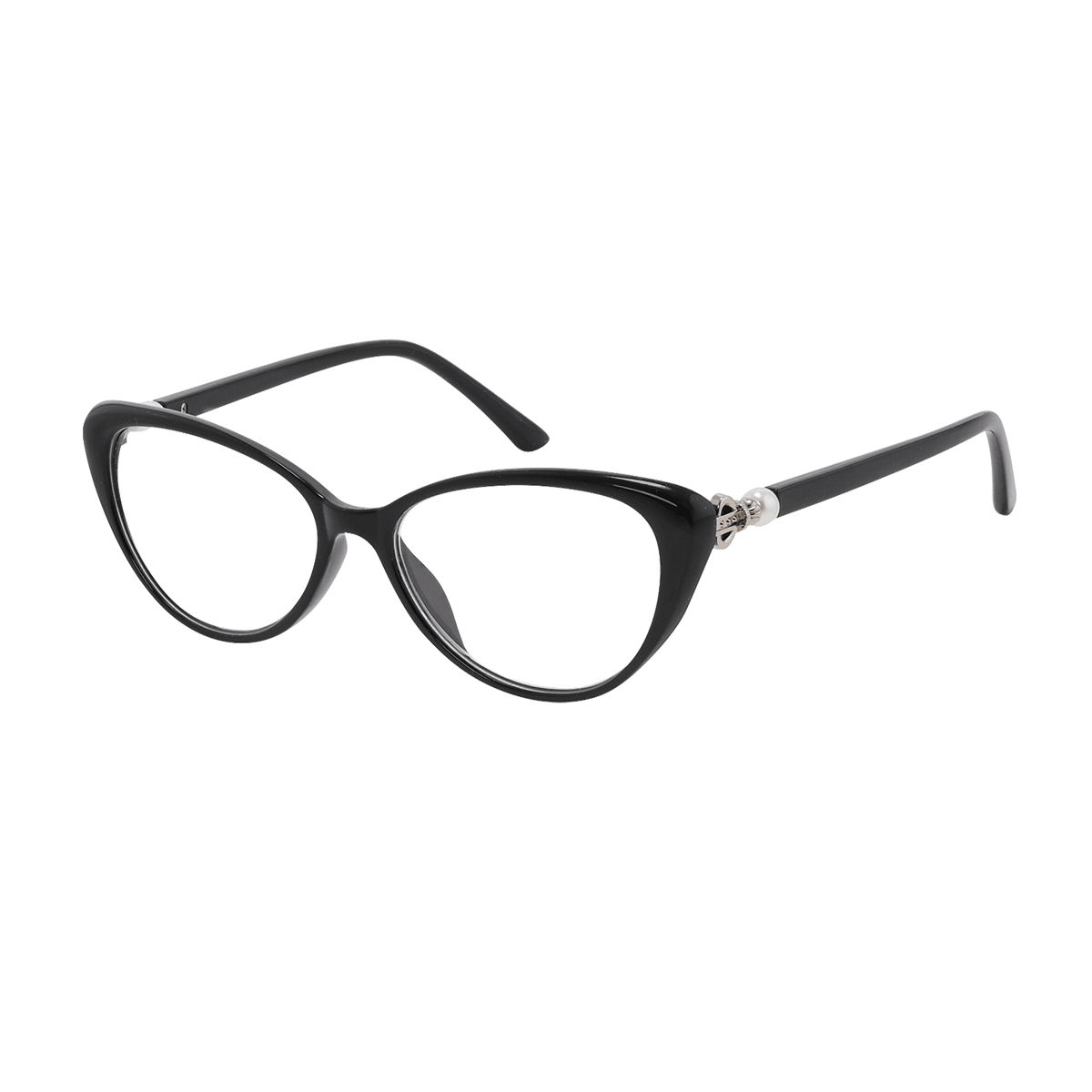 Meg - Cat-eye Black Reading Glasses for Women