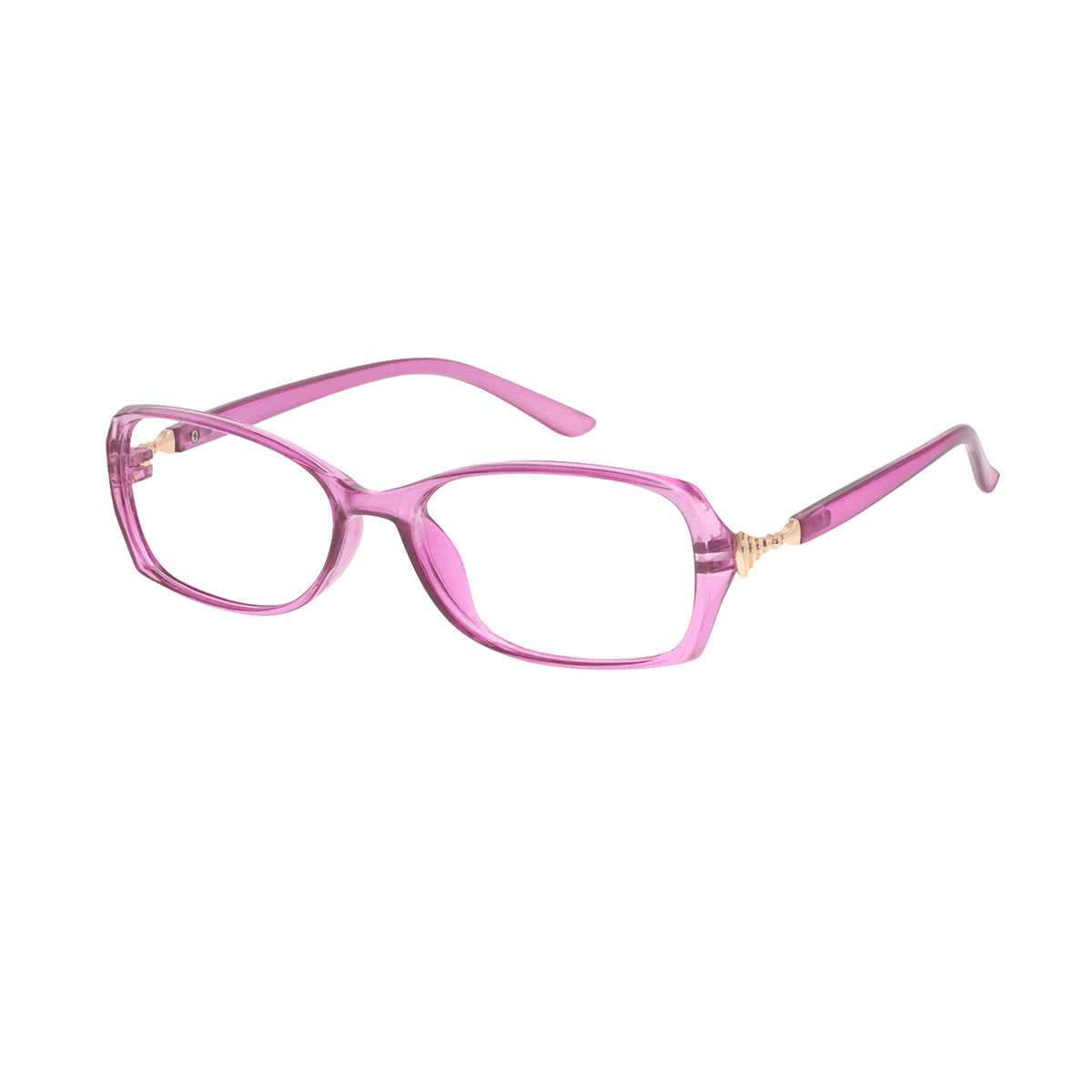 Audsley - Rectangle Pink Reading Glasses for Women