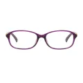 Thelma - Rectangle Purple Reading Glasses for Women