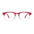 Delos - Browline Black-Transparent Reading Glasses for Men & Women