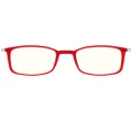 Agenor - Rectangle Red Reading Glasses for Men & Women
