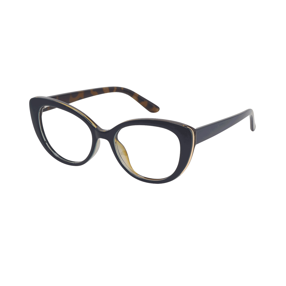 Eleusis - Cat-eye Black Reading Glasses for Women