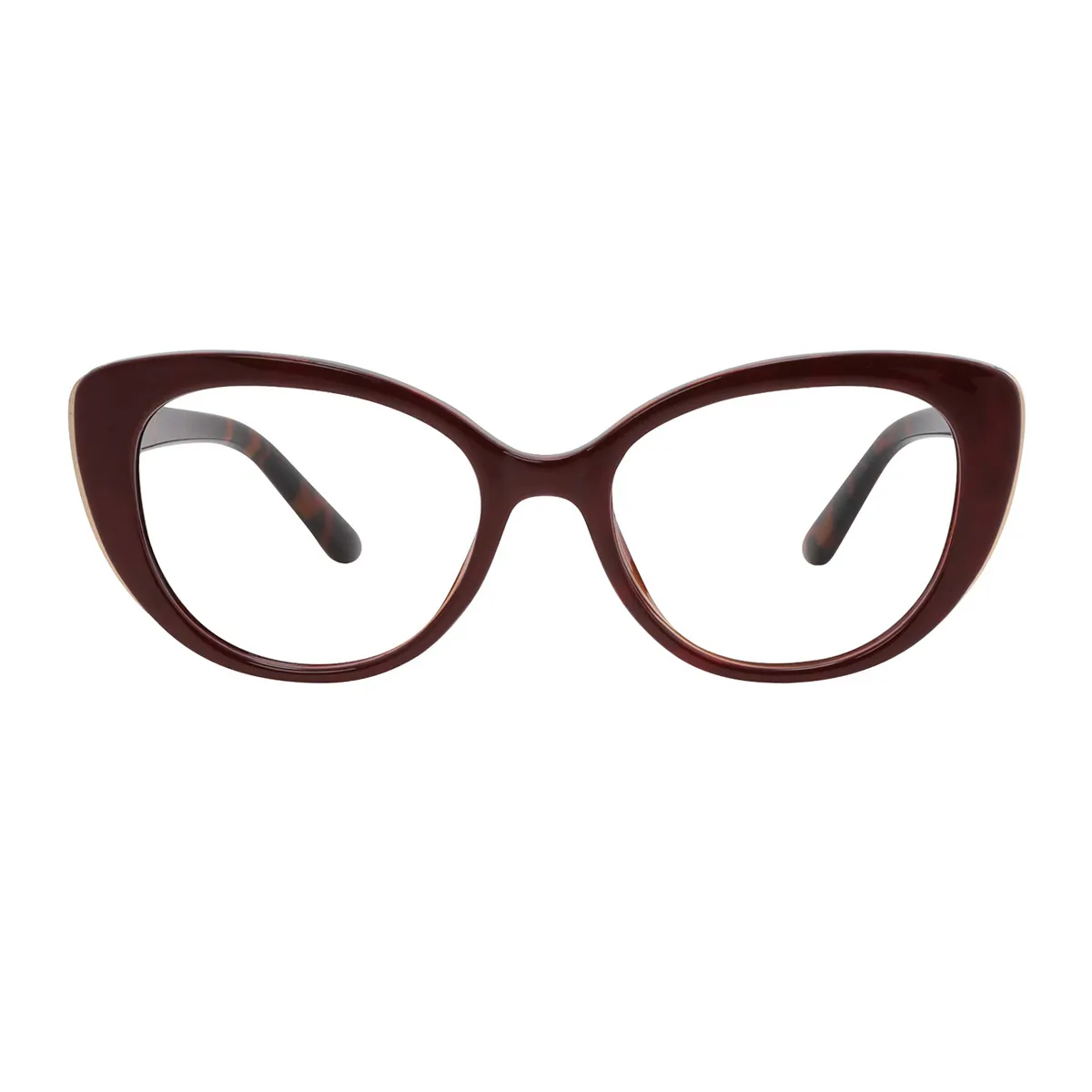 Fashion Cat-eye Wine-Demi  Reading Glasses for Women