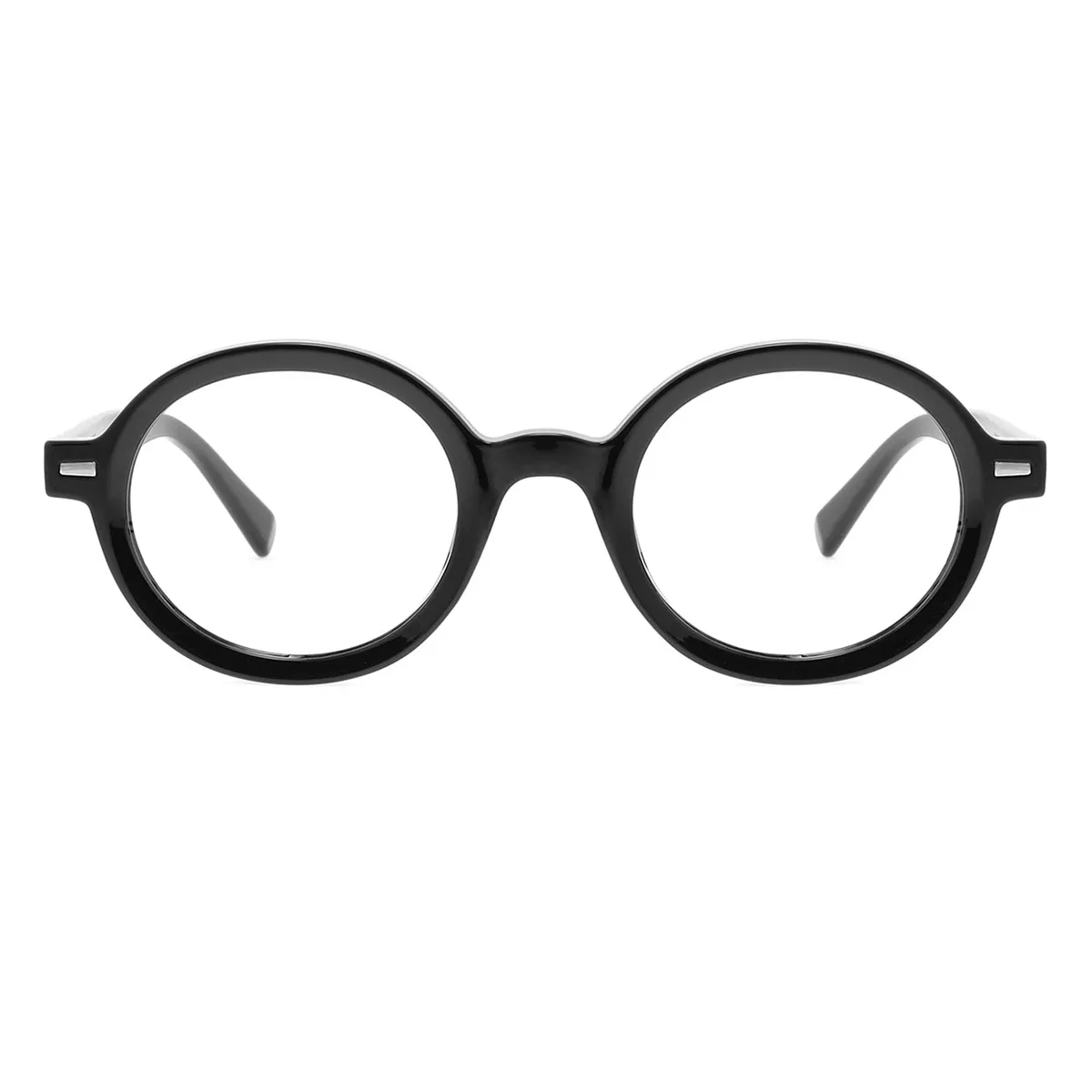 Ashplant - Round Black Reading glasses for Men & Women