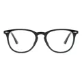 Nicolette - Square blue-Strip Reading Glasses for Men & Women