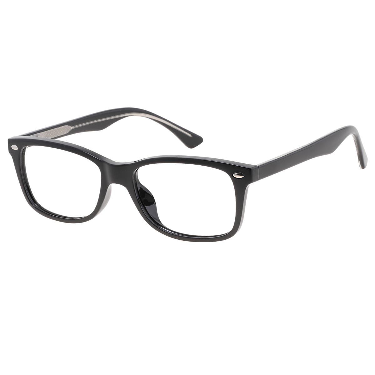 Theras - Square Black Reading Glasses for Men & Women