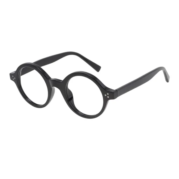 round black reading glasses