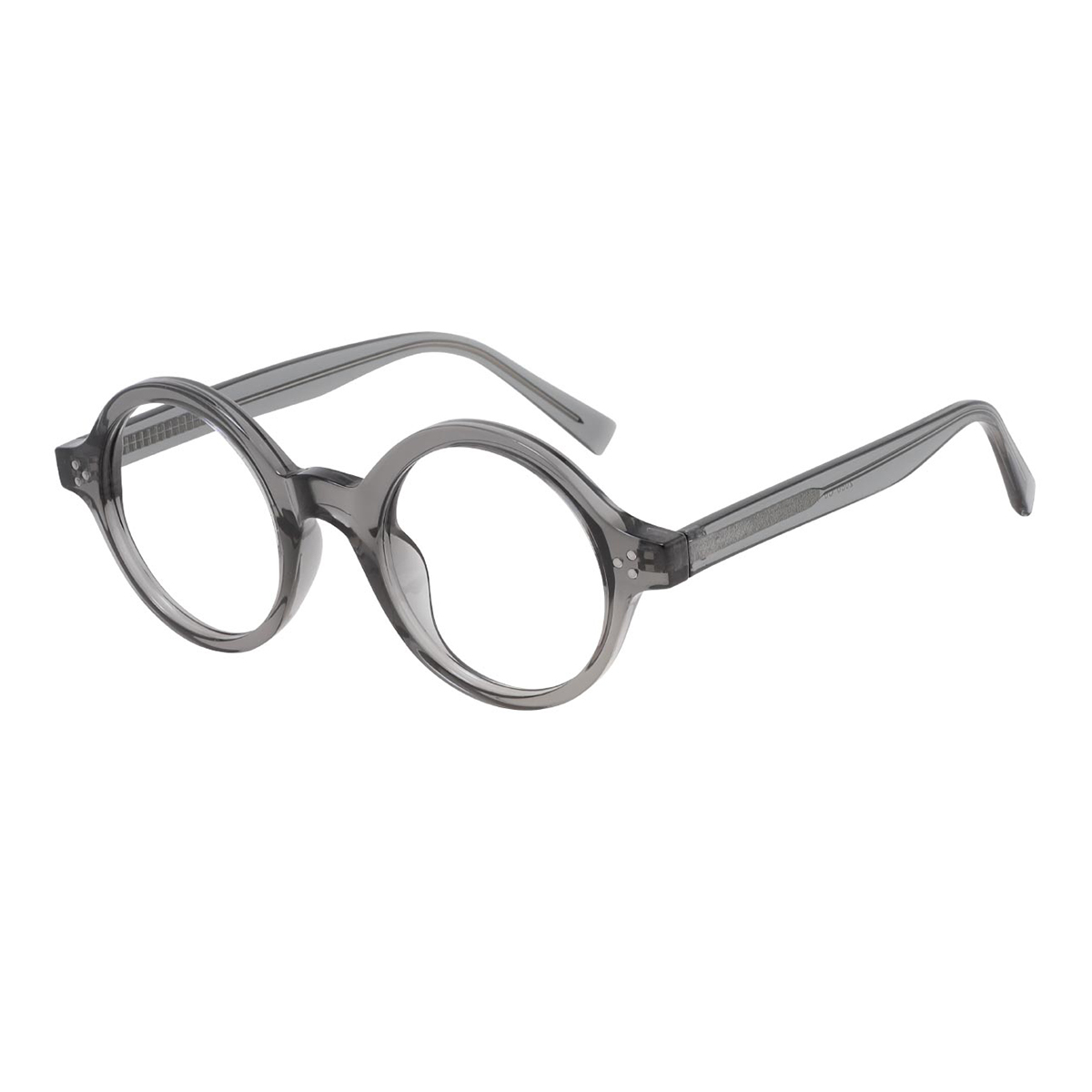 Ariston - Round Gray Reading Glasses for Men & Women