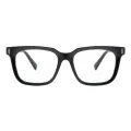 Clarice - Square Black Reading Glasses for Men & Women