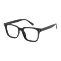 Clarice - Square Black Reading Glasses for Men & Women