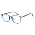 Gorgo - Square Blue Reading Glasses for Women