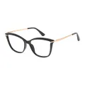 Dai - Cat-eye Black Reading Glasses for Women