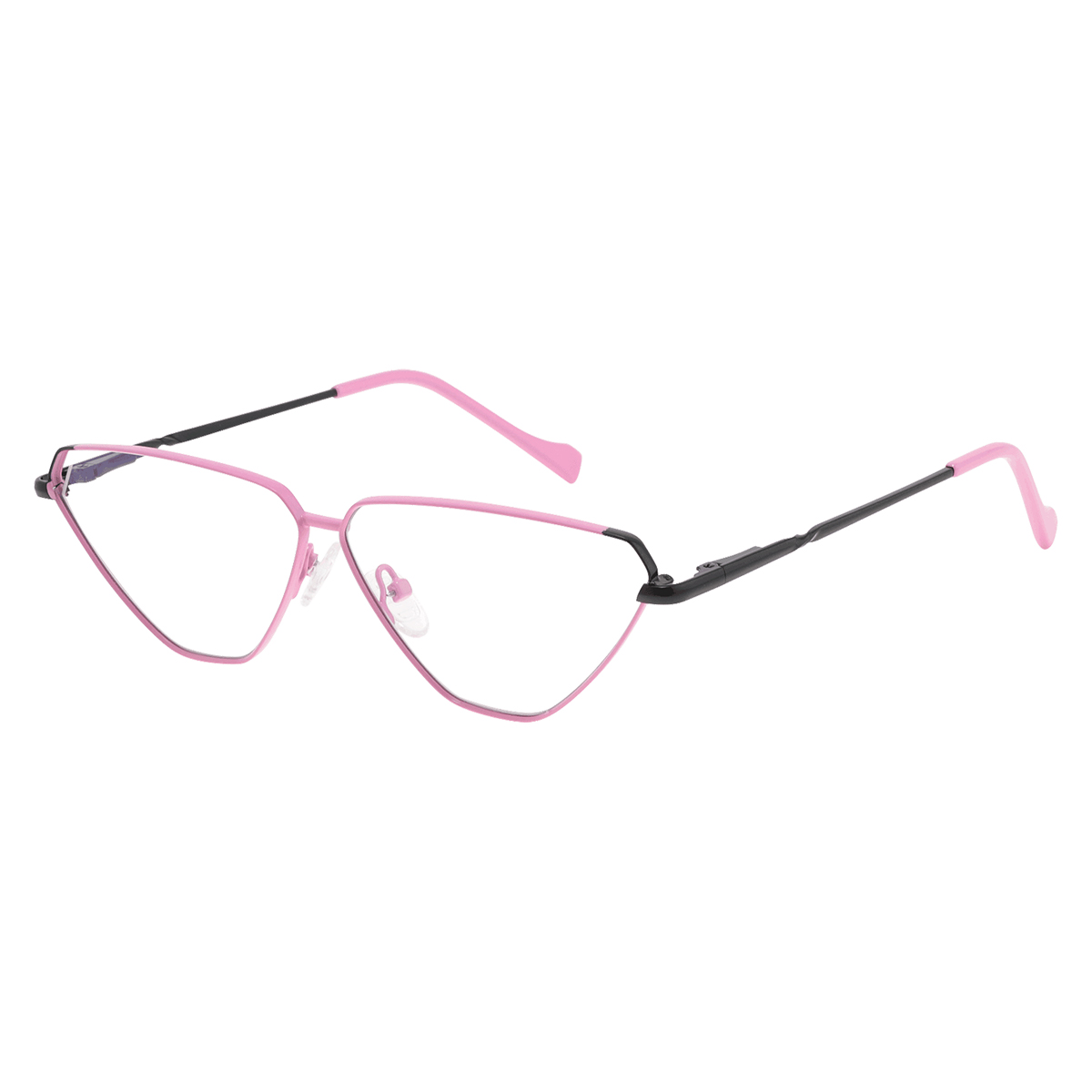 Hebe - Cat-eye Pink-Black Reading Glasses for Women