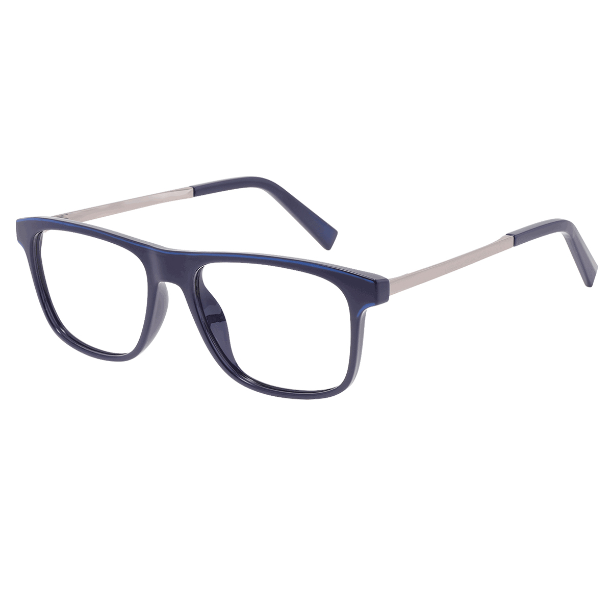 Avery - Rectangle Blue Reading Glasses for Men & Women