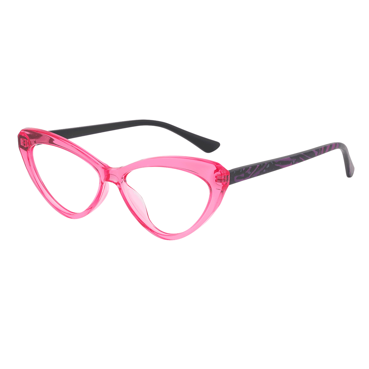 Pindus - Cat-eye Pink Reading Glasses for Women