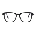 Nelson - Square Black Reading Glasses for Men