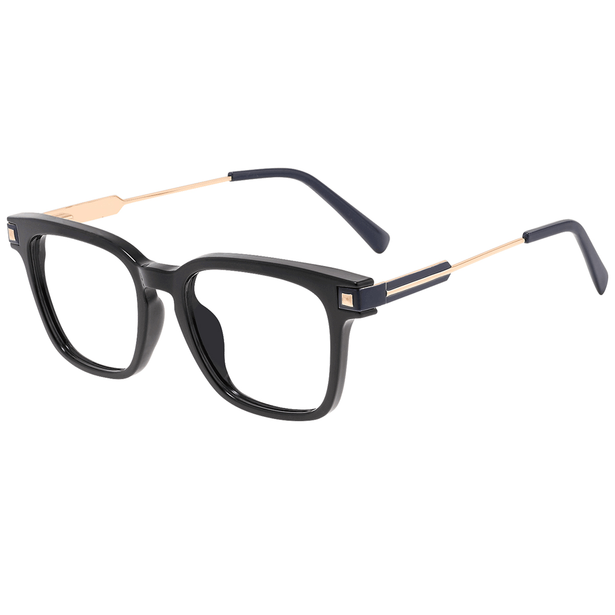 Nelson - Square Black Reading Glasses for Men