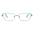 Calypso - Rectangle Blue Reading Glasses for Women