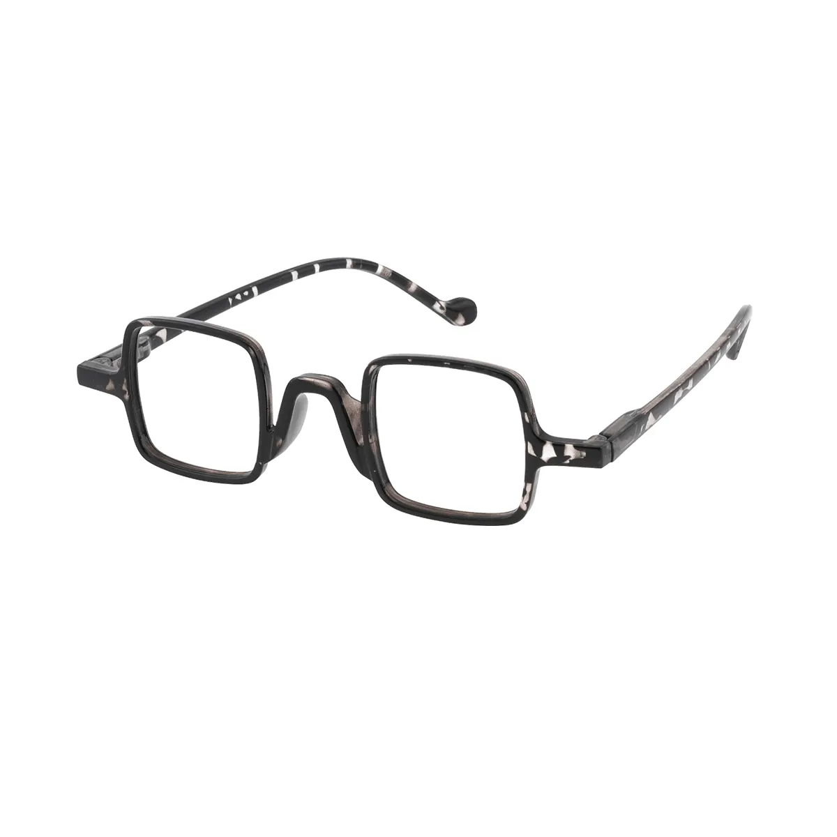 Vintage Square Gradient-Black Reading Glasses for Men & Women