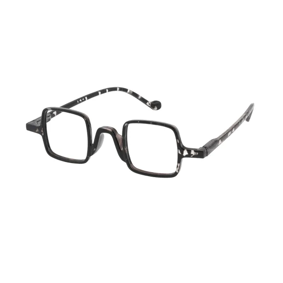 square gradient-black reading glasses