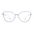 Europe - Cat-eye Cyan-Purple Reading Glasses for Women