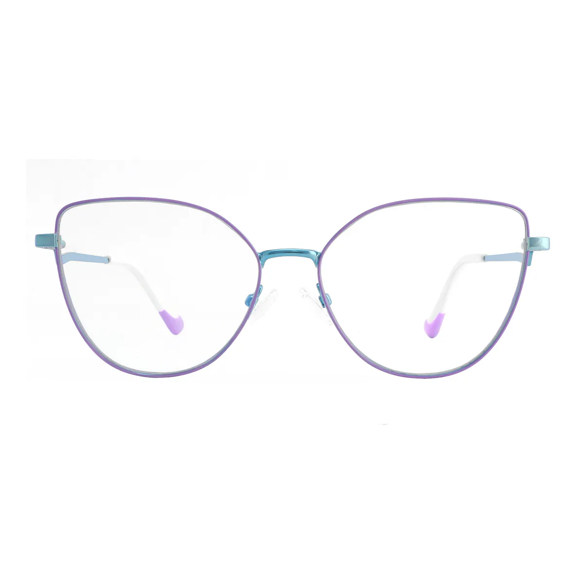 Fashion Cat-eye Cyan-Purple  Reading Glasses for Women