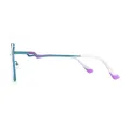 Europe - Cat-eye Cyan-Purple Reading Glasses for Women