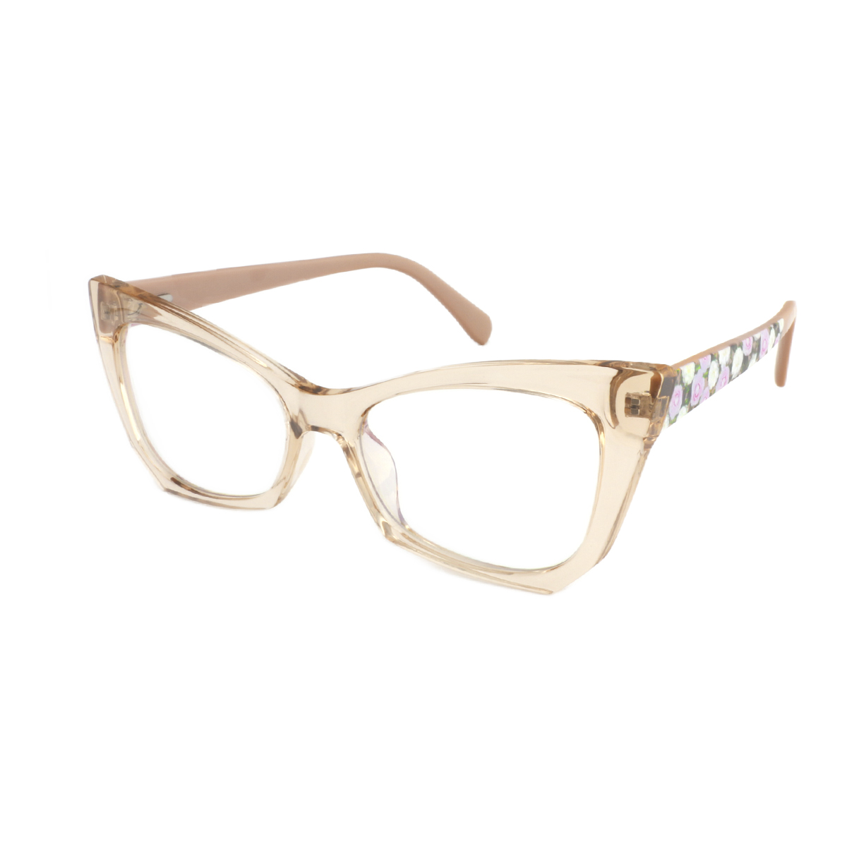 Arce - Cat-eye Tawny Reading Glasses for Women