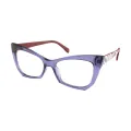 Arce - Cat-eye Purple Reading Glasses for Women