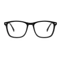 Tantalus - Square Black Reading Glasses for Men & Women
