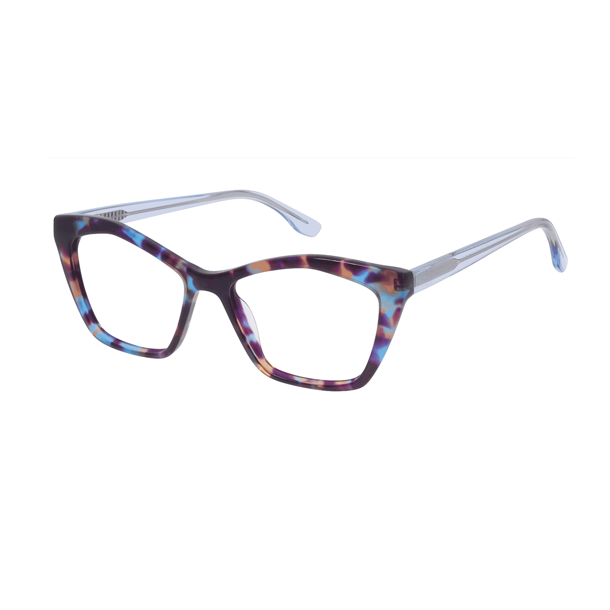 Calliope - Cat-eye Blue-Demi Reading Glasses for Men & Women