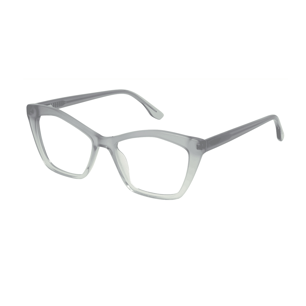 Calliope - Cat-eye Gray-green Reading Glasses for Men & Women